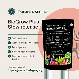 Farmer's Secret 1 kg BioGrow Plus Active Fertilizer Compost