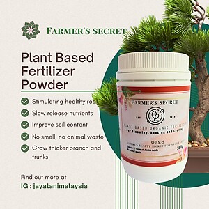 Farmer's Secret 350g Plant Based Organic Powder Fertilizer